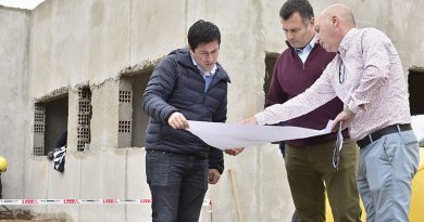 Nardini visitó la obra del nuevo edificio de Defensa Civil y Emergencias Nardini visitó la obra del nuevo edificio de Defensa Civil y Emergencias