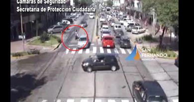San Fernando: Cámaras de Seguridad permiten brindar asistencia a motociclista que chocó contra un auto San Fernando: Cámaras de Seguridad permiten brindar asistencia a motociclista que chocó contra un auto
