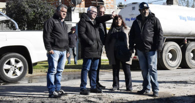 Julio Zamora recorrió obras de asfalto en Benavídez Julio Zamora recorrió obras de asfalto en Benavídez
