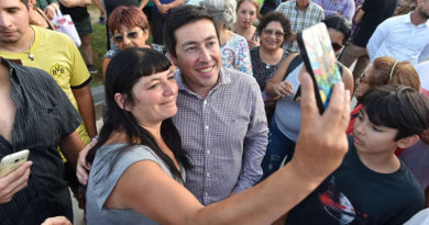 Leo Nardini inauguró 17 cuadras de nuevos pavimentos Leo Nardini inauguró 17 cuadras de nuevos pavimentos