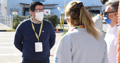 Nardini visitó industrias que están operando en Malvinas Argentinas extremando sus medidas de Seguridad e Higiene Nardini visitó industrias que están operando en Malvinas Argentinas extremando sus medidas de Seguridad e Higiene