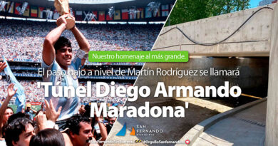 Juan Andreotti anunció que se llamará ‘Diego A. Maradona’ el Túnel de la calle Martín Rodríguez Juan Andreotti anunció que se llamará ‘Diego A. Maradona’ el Túnel de la calle Martín Rodríguez