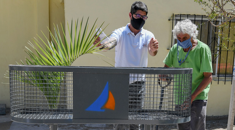 El Municipio colocó cestos de basura en Virreyes Oeste para mantener la ...