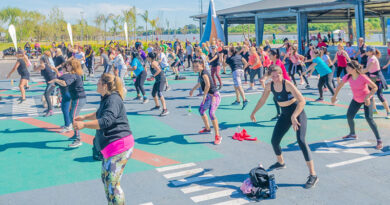Una multitud entrenó en San Fernando con “Les Mills”, el grupo fitness N°1 del mundo