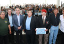 A 40 años de la gesta de Malvinas, el gobierno nacional y la municipalidad entregaron medallas y diplomas a los ex combatientes, familiares y caídos