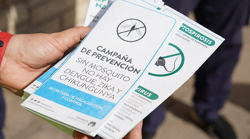 Dengue: Vicente López ofrece medidas de prevención