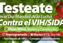 San Fernando realizará testeos por el Día Mundial de la Lucha contra el VIH/SIDA