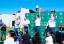 Junto a vecinos, Ramón Lanús inauguró la Plaza Olazábal