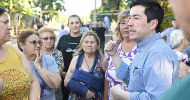 Nardini inauguró el primer tramo de la calle Alfredo Palacios