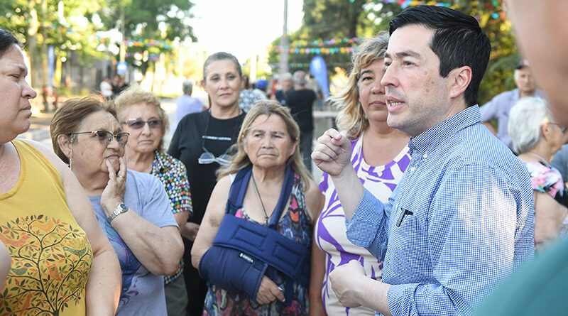 Nardini inauguró el primer tramo de la calle Alfredo Palacios