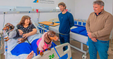 Juan Andreotti presentó un programa de visitas terapéuticas con animales en el Hospital Municipal Juan Andreotti presentó un programa de visitas terapéuticas con animales en el Hospital Municipal