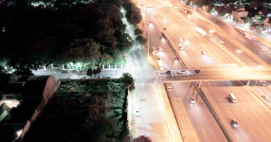 Vicente López finalizó la instalación de más de 500 luminarias LED en las colectoras de Panamericana y General Paz