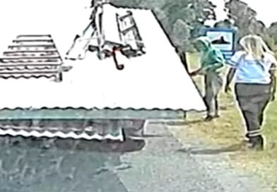 Se detuvo a conductor por circular con carga sobresaliente y poner en riesgo la seguridad vial