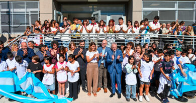 Julio Zamora inauguró el nuevo edificio de la EP 25, la EES 14 y el CEA 711/01