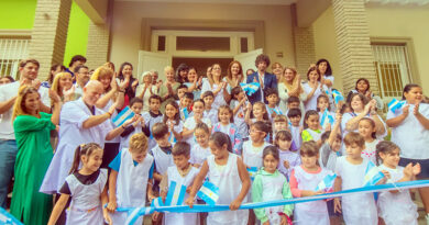 Juan Andreotti inauguró 7 Escuelas