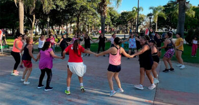 Continúa el programa Plazas Activas del Municipio de Tigre destinado a fomentar la actividad física entre vecinos y vecinas