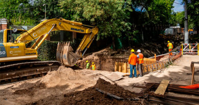Para evitar inundaciones avanzan los trabajos del Aliviador Alto Perú
