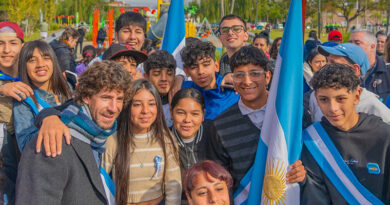 Juan Andreotti participó del festejo del 25 de Mayo en San Fernando