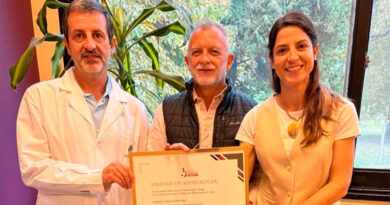 El Hospital Central fue reconocido como centro de referencia en cáncer de mama