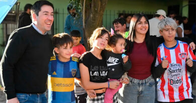 Nardini inauguró la primera etapa de pavimentación en el Barrio Primaveral
