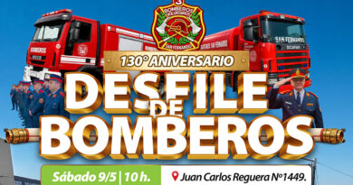 Los Bomberos de San Fernando festejan sus 130 años con un gran desfile