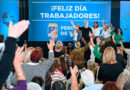 Julio Zamora encabezó un multitudinario acto del Peronismo de Tigre por el Día del Trabajador