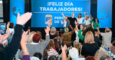 Julio Zamora encabezó un multitudinario acto del Peronismo de Tigre por el Día del Trabajador