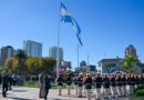 A 213 años de la creación del Himno Nacional, se realizó un emotivo acto para la comunidad en Tigre centro