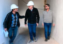 Julio Zamora recorrió el futuro Teatro Municipal de El Talar