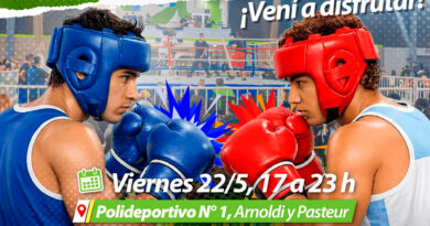 El viernes, San Fernando tendrá una nueva ‘Noche de Box’ en el Polideportivo N°1 El viernes, San Fernando tendrá una nueva ‘Noche de Box’ en el Polideportivo N°1