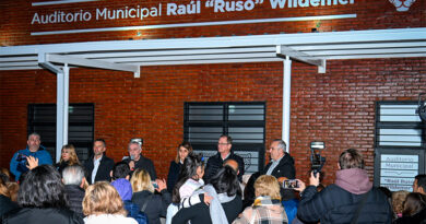 Julio Zamora inauguró el nuevo auditorio de Ricardo Rojas