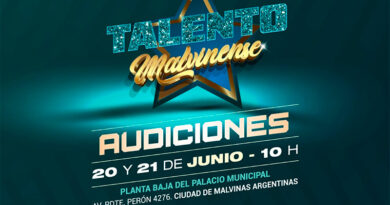 Comienzan las audiciones de Talento Malvinense, el nuevo certamen para artistas de Malvinas Argentinas Comienzan las audiciones de Talento Malvinense, el nuevo certamen para artistas de Malvinas Argentinas