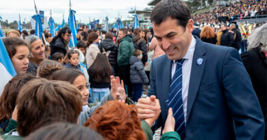 Promesa multitudinaria: 3.400 alumnos juraron lealtad a la bandera