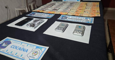 Secuestraron cocaína y detuvieron a cuatro personas en un allanamiento Secuestraron cocaína y detuvieron a cuatro personas en un allanamiento