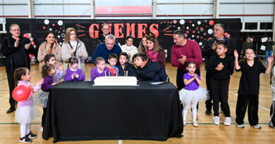 La comunidad de Benavídez celebró el trigésimo aniversario del Polideportivo Güemes
