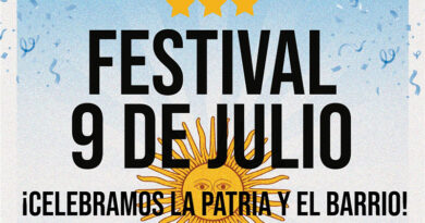 Llega una nueva edición del Festival del Barrio 9 de Julio para celebrar la patria Llega una nueva edición del Festival del Barrio 9 de Julio para celebrar la patria