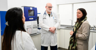 Se amplía el Hospital Houssay con nuevos consultorios de Cardiología y un Laboratorio de Bacteriología