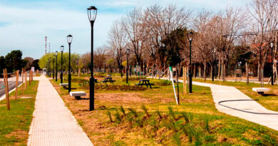 Avanzan las obras del nuevo parque público de Boulogne Teniente Estévez