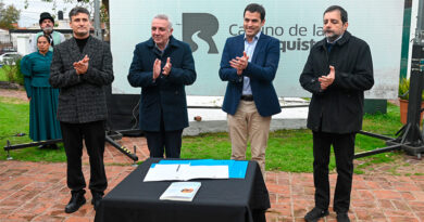 Julio Zamora firmó el convenio “Camino de la Reconquista” junto a los municipios de San Martín, San Isidro y Vicente López Julio Zamora firmó el convenio “Camino de la Reconquista” junto a los municipios de San Martín, San Isidro y Vicente López