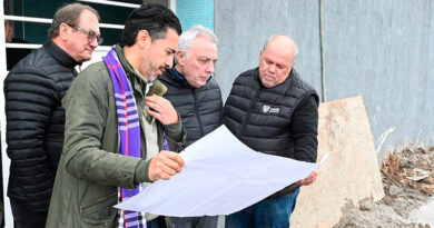 Gestión municipal: avanzan importantes obras en el natatorio del Polideportivo de Dique Luján 
