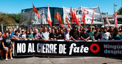 La CTA bonaerense repudia la orden de desalojo de FATE La CTA bonaerense repudia la orden de desalojo de FATE