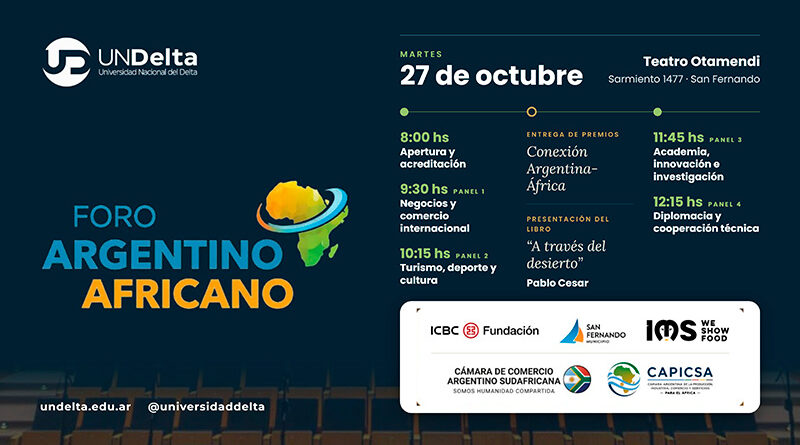 San Fernando será sede del primer “Foro Argentino Africano” San Fernando será sede del primer “Foro Argentino Africano”