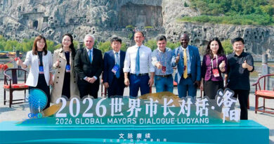 Julio Zamora presentó el patrimonio cultural y natural de Tigre en un encuentro internacional de alcaldes en China